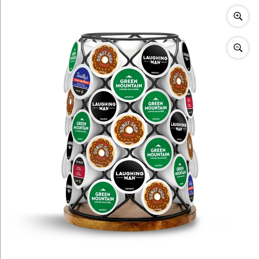 K-Cup® Pod Wood & Wire Carousel